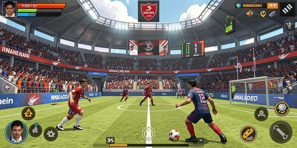 brutal77 - Karakter penuh aksi siap bertarung.