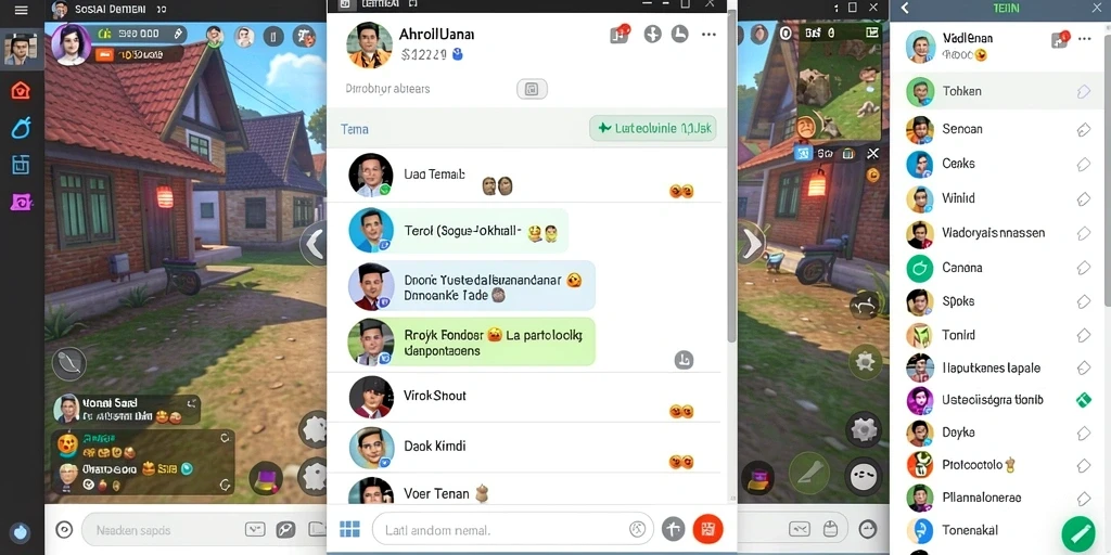 v98 - Screenshot menampilkan fitur multiplayer yang seru.